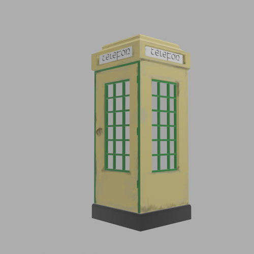 Old Irish Phone Box preview image